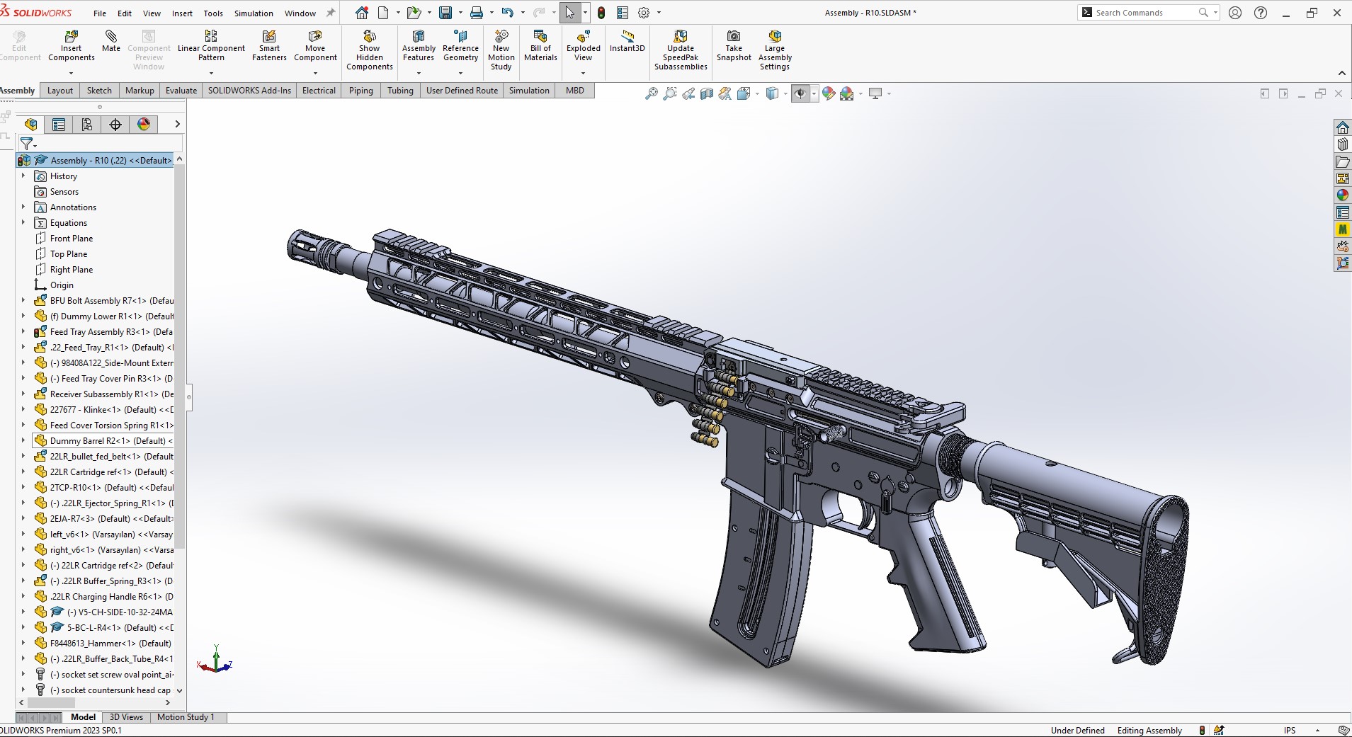 22LR皮带式轻机玩具